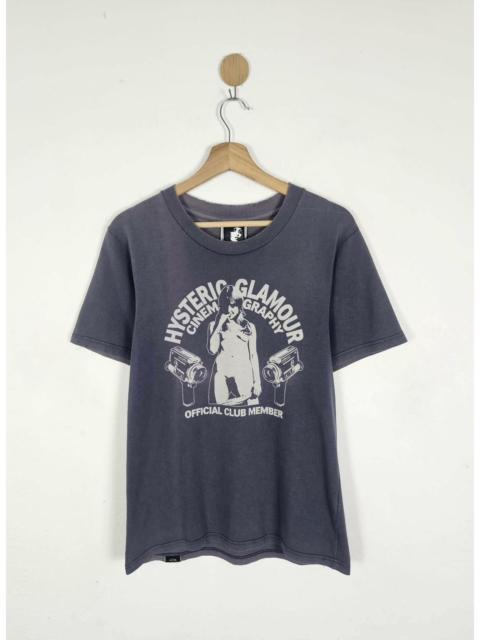 Hysteric Glamour Hysteric Glamour Cinemagraphy club members shirt