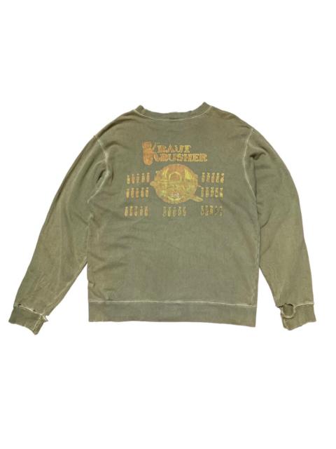 Other Designers Vintage AVIREX Kraut Krusher Bomber Thashed Sweatshirt