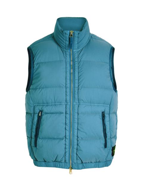 Kiko Kostadinov Beige & Blue Merli Vest | REVERSIBLE