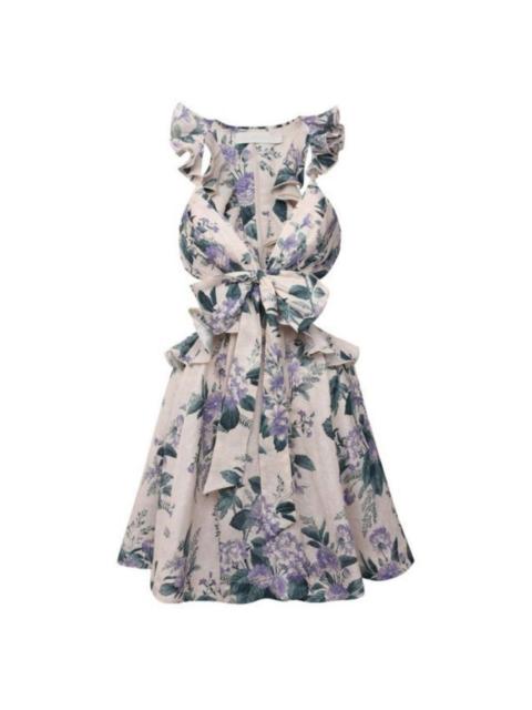 Zimmermann Cassia Floral Print Mini Dress