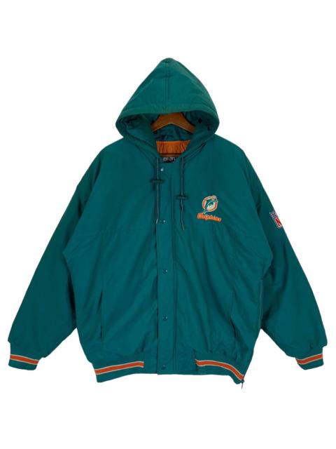 Other Designers VINTAGE MIAMI DOLPHINS NFL STARTER BOMBER LIGHT JACKET