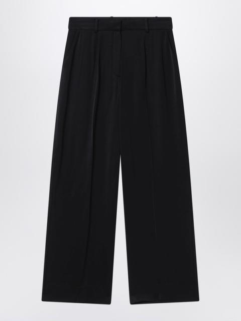 TOTEME Black palazzo trousers with pleats