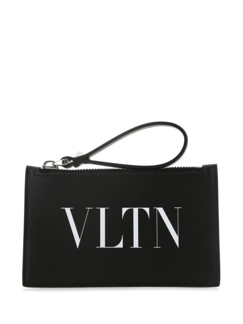 Valentino Black leather card holder