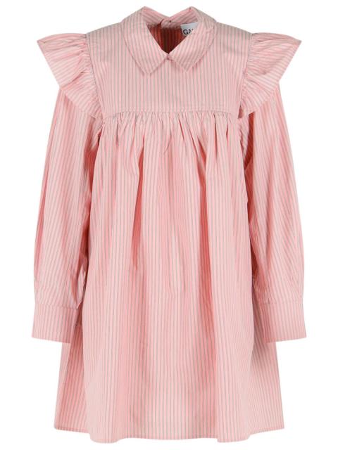 GANNI Ganni Pink Cotton Dress Women
