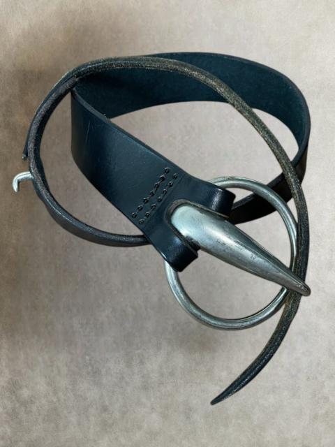 Other Designers 1970s issey miyake rat tail leather belt