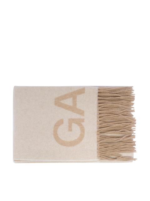 GANNI Ganni Women Fringed Wool Scarf