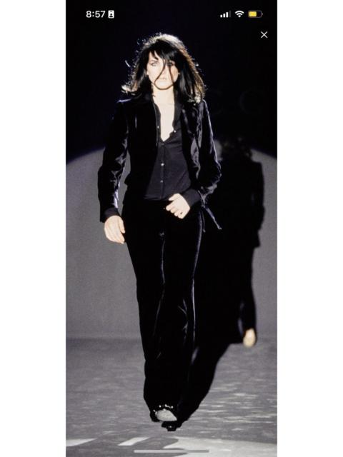 GUCCI FW95 Gucci by Tom Ford Velvet Flared Trousers