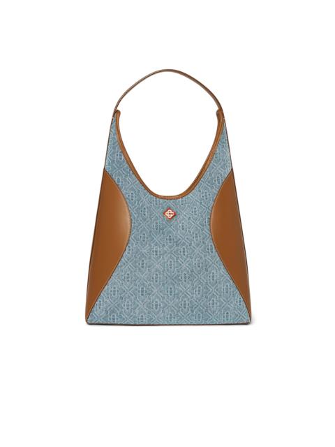CASABLANCA Monogram Denim Hobo Bag | Casablanca Paris