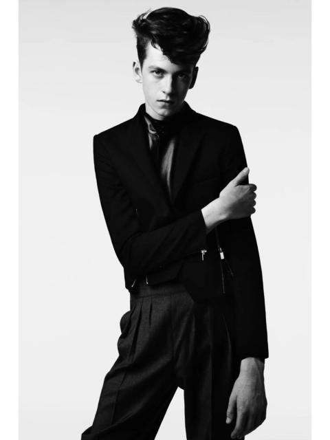 SAINT LAURENT Saint Laurent Hedi Slimane SS13 Wool Spencer Cropped Jacket