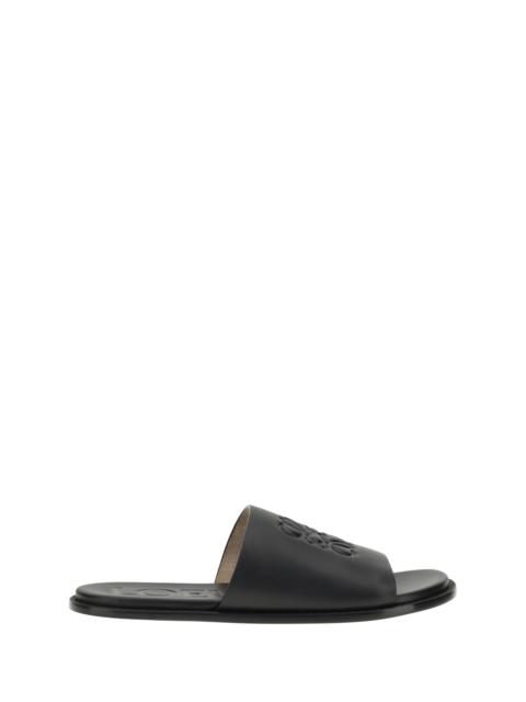 Loewe Loewe Men Slide Anagram Flex Sandals
