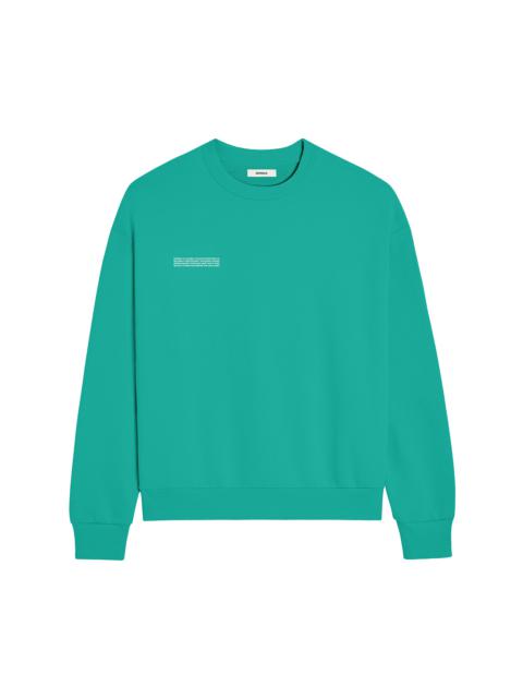 PANGAIA Mens 365 Midweight Sweatshirt - Malachite Green