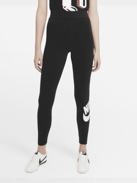 Nike Women's Nike Sportswear Essential High-Waisted Logo Leggings