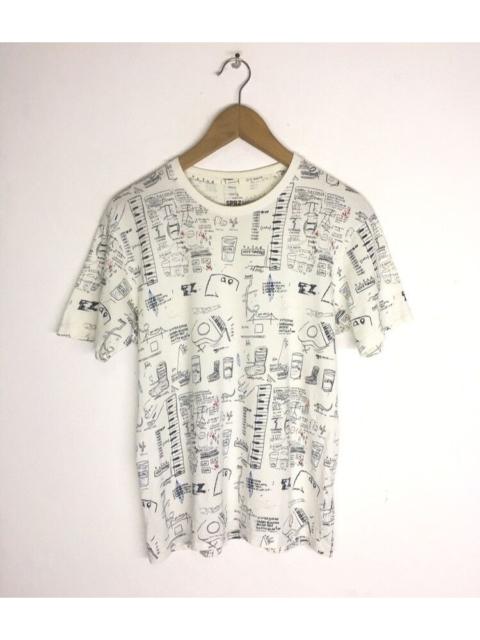 Other Designers Jean Michel Basquiat - Jean Michael Basquiat Pop Art Graphic All Over Print T Shirt