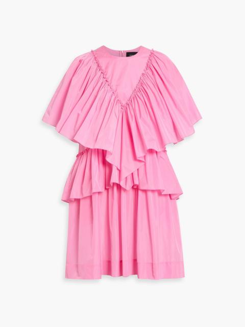 Simone Rocha Tiered taffeta mini dress