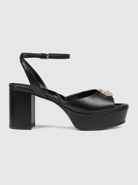 GUCCI Gucci Double G Platform Sandals