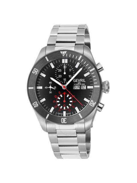 Other Designers Gevril Yorkville Chronograph Automatic Grey Dial Men's Watch 48624B