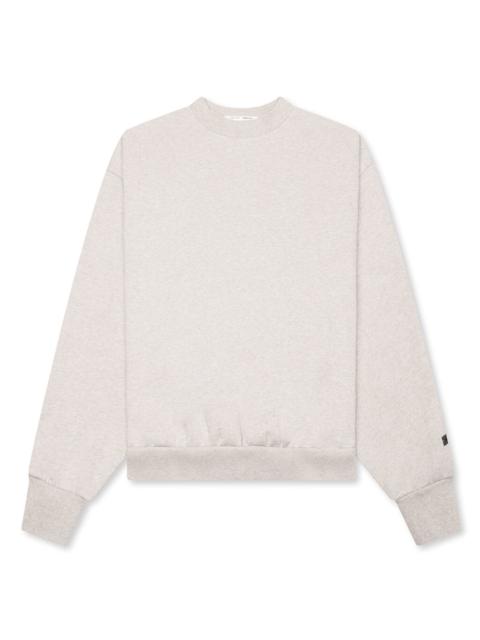 ESSENTIALS CLASSIC FLEECE CREWNECK - HEATHER STONE