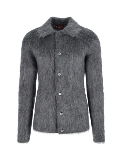 GUCCI MOHAIR BLEND CARDIGAN