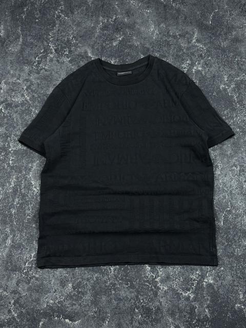 EMPORIO ARMANI Vintage 2019 Emporio Armani Jacquard Monogram T-Shirt