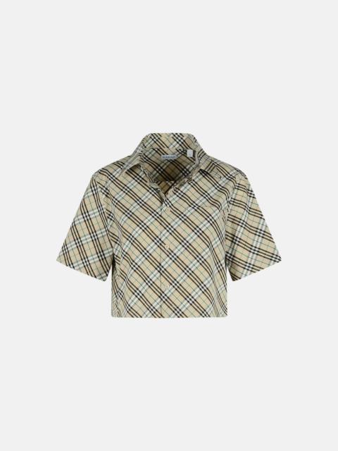 Burberry CREAM COTTON SHIRT