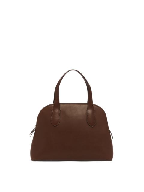 The Row Brown Ingrid Medium Leather Bag