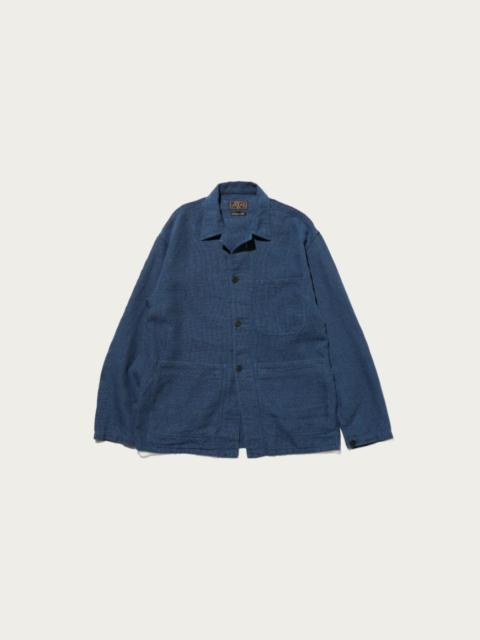BEAMS PLUS MIL Chore Jacket Cotton Linen - Navy