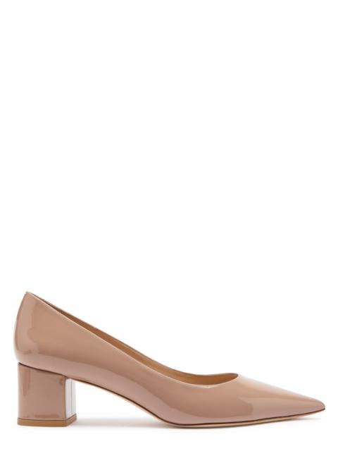 Stuart Weitzman Stuart Power 50 Patent Leather Pumps