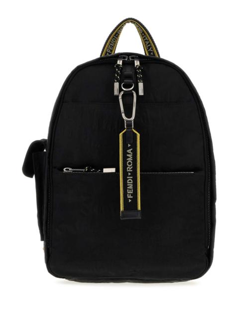 FENDI Fendi Men Black Fabric Fendi Climb Backpack