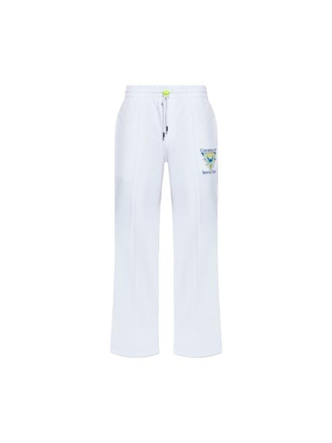 CASABLANCA LOGO-PRINT TRACK PANTS