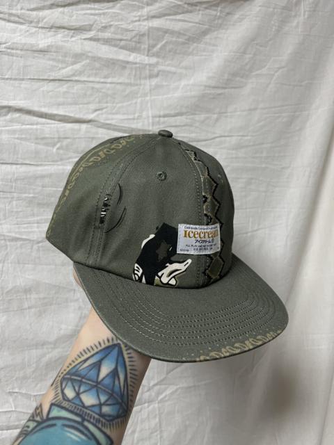 Other Designers Billionaire Boys Club BBC Ice Cream Green Paisley Snapback F