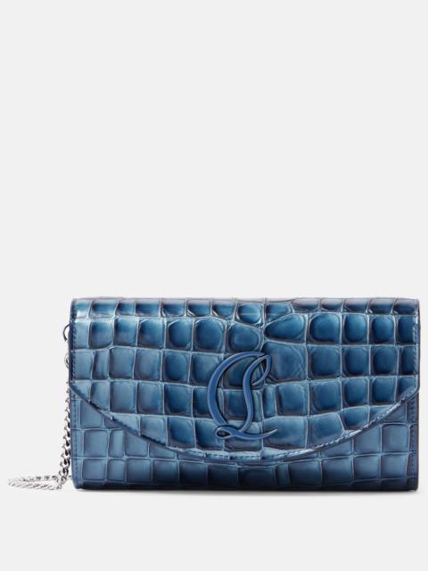 Loubi54 leather clutch