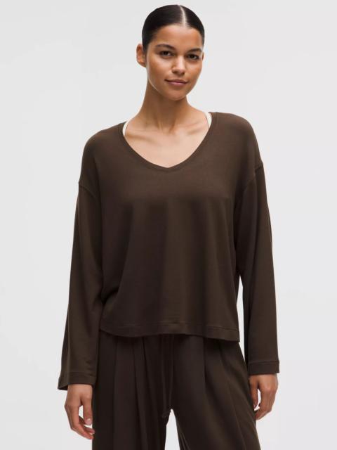 lululemon BeCalm V-Neck Bell Sleeve Shirt