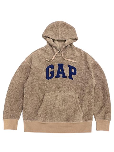 Other Designers GAP Brown Sherpa Fleece HoodieTravis Scott Kanye Vibes S