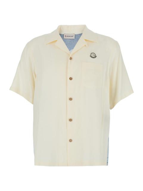 Moncler Moncler Genius Men Multicolor Shirt With Classic Collar And Logo Motif With Automobile Print On The 