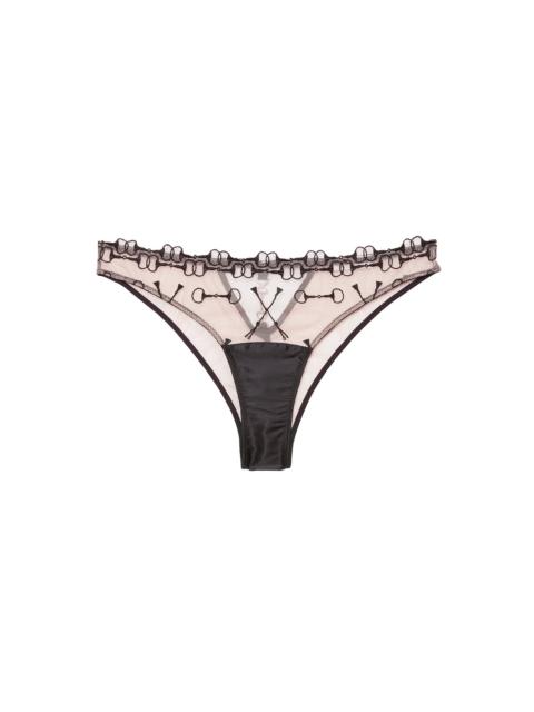 Fleur du Mal Equestrian Embroidery Cheeky