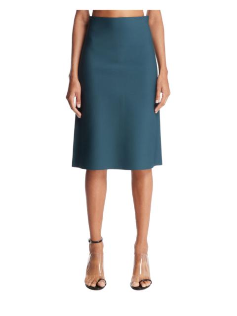 Jil Sander Green A-Line Skirt