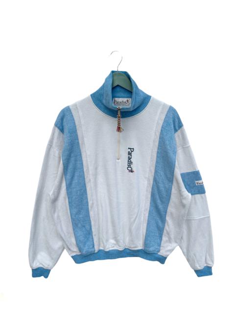 Other Designers Vintage - Vintage 90s Paradiso Half Zip Sweatshirt