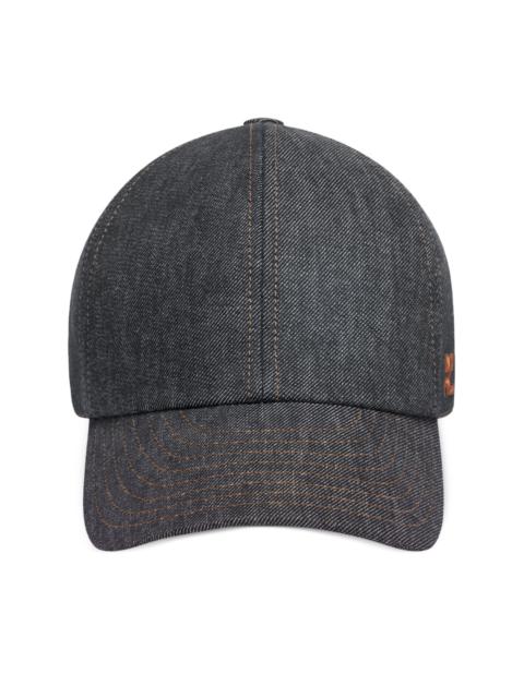 Signature denim baseball cap