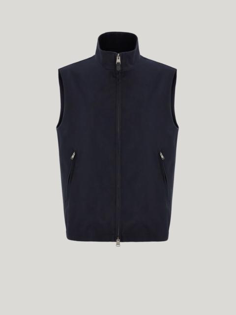 Canali BLUE TECHNICAL FABRIC VEST