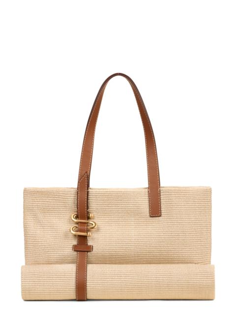Cult Gaia Cult Gaia Sandy Packable Raffia Tote in Cream at Nordstrom