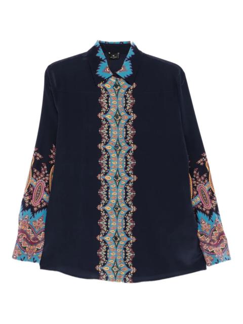 Etro Etro Women Silk Shirt With Paisley Print