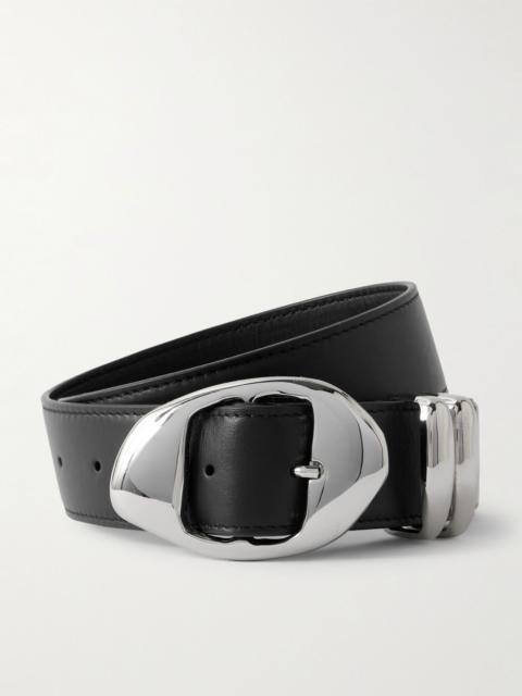 AMANU The Grumeti leather belt Black