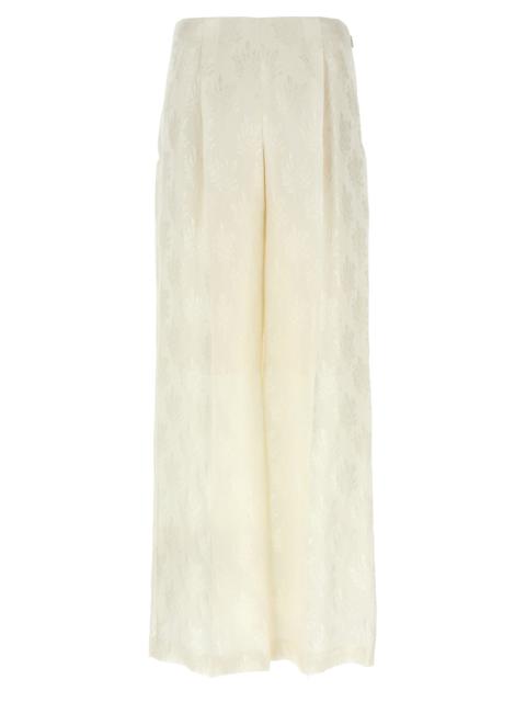 FENDI Bouquet Pants White
