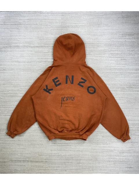 KENZO Vintage Kenzo Jeans Spelloout Zipper Hoodie