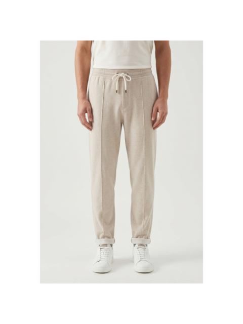 Brunello Cucinelli Brunello Cucinelli Light Beige Wool Trousers