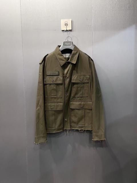 CELINE Celine 2024 Embroidered Medallion Logo Workwear Jacket