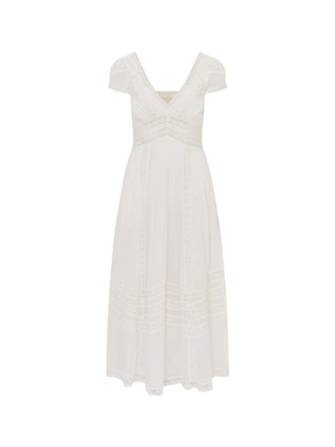 LoveShackFancy Suvi Cotton Midi Dress