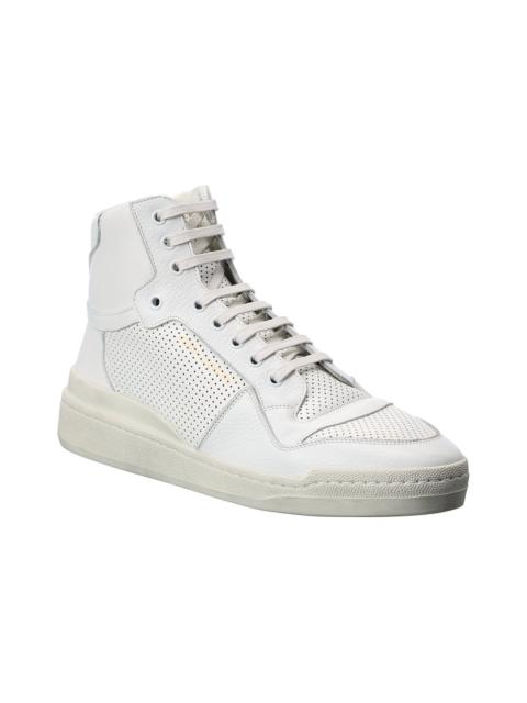 SAINT LAURENT Saint Laurent Leather High-Top Sneaker