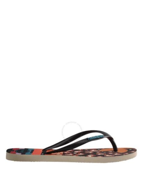 Other Designers Havaianas Slim Patchwork Stripe Flip Flops