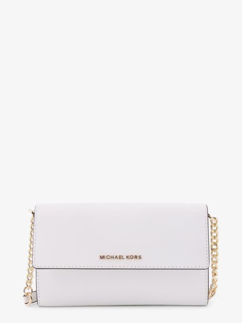 MICHAEL KORS - Michael Kors Jer Set Leather Shoulder Bag With Frontal Monogram